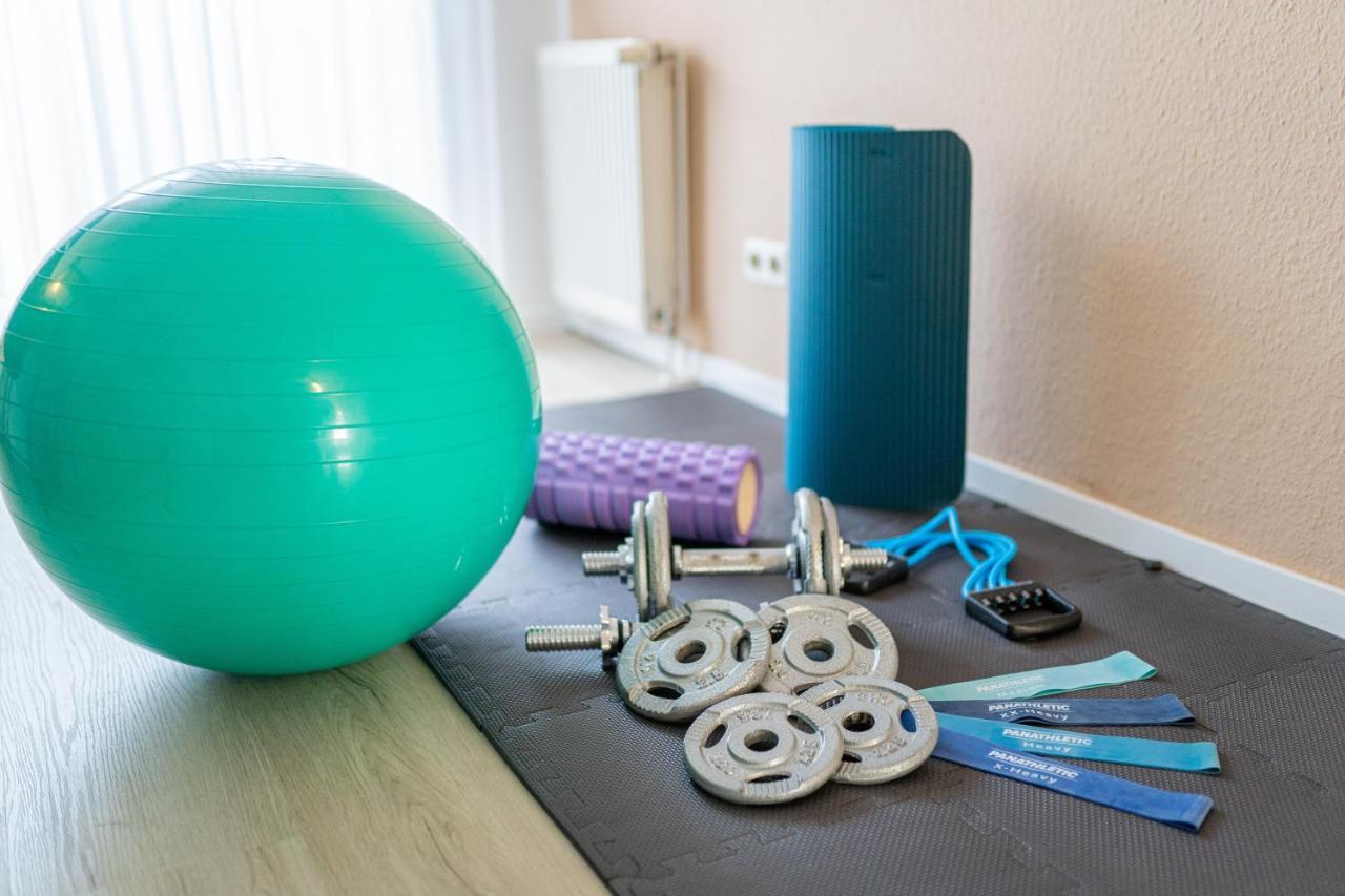 Golden Design Apartment Familie Business 6 Pers Buero Fitnessecke Naehe Messe Dus 1000 Mbit Ντούισμπουργκ Εξωτερικό φωτογραφία