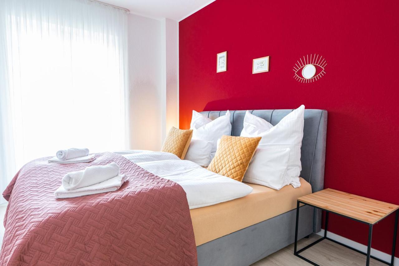 Golden Design Apartment Familie Business 6 Pers Buero Fitnessecke Naehe Messe Dus 1000 Mbit Ντούισμπουργκ Εξωτερικό φωτογραφία