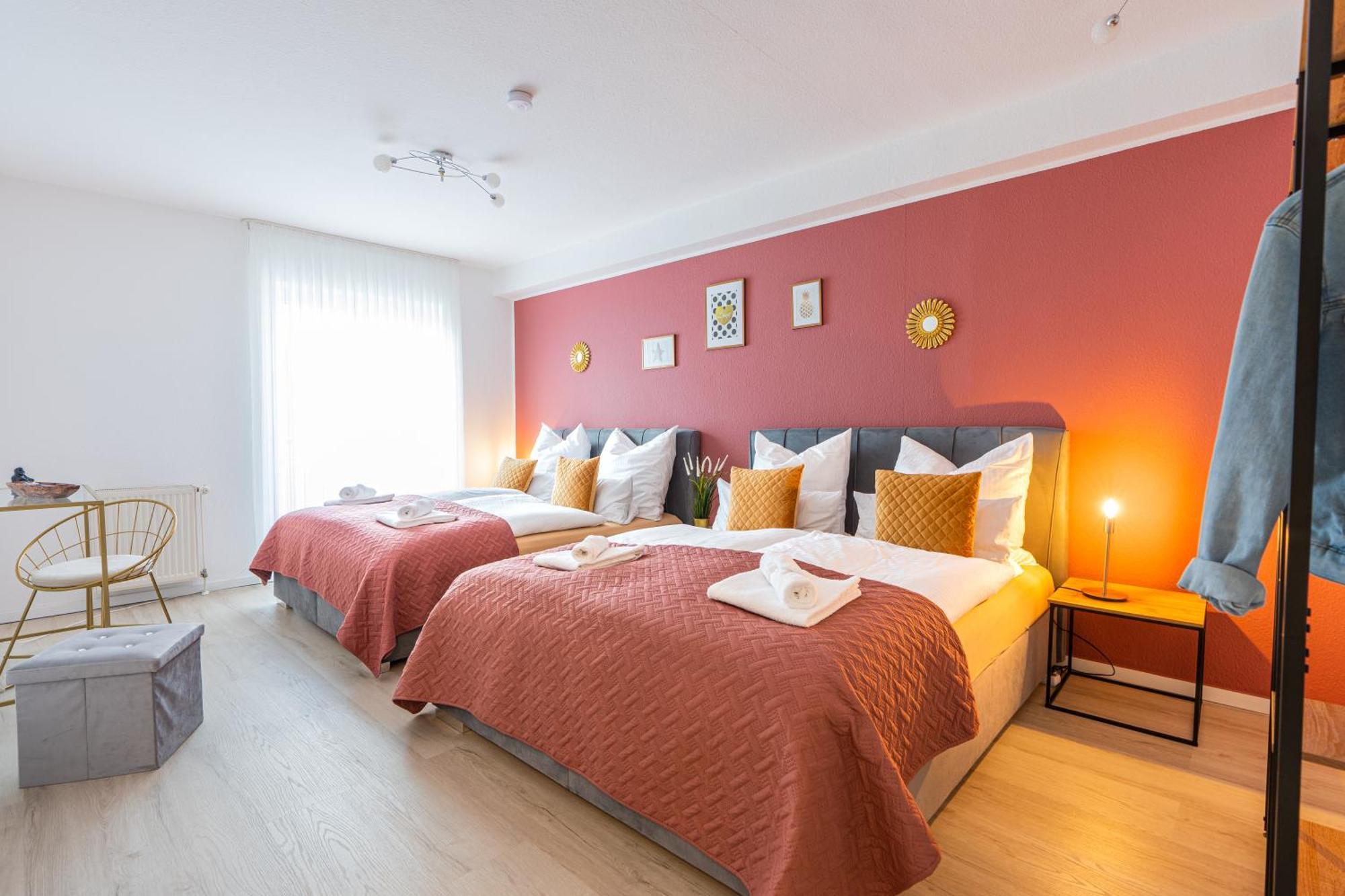 Golden Design Apartment Familie Business 6 Pers Buero Fitnessecke Naehe Messe Dus 1000 Mbit Ντούισμπουργκ Εξωτερικό φωτογραφία